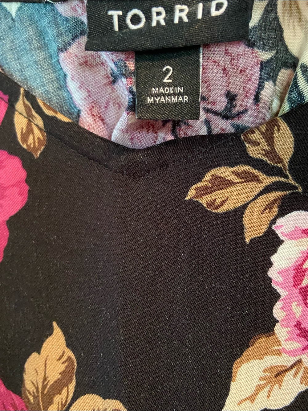 Torrid Floral Swing Cami | Size 2X (18/20) - Picture 7 of 7